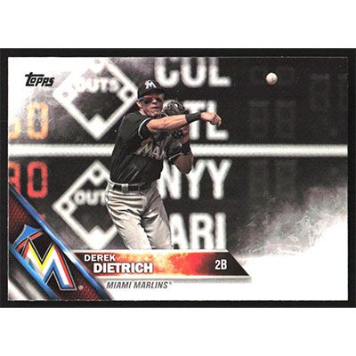 2016 Topps #124 Derek Dietrich