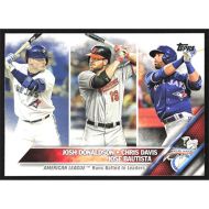 2016 Topps #162 J. Donaldson/C. Davis/J. Bautista League Leaders