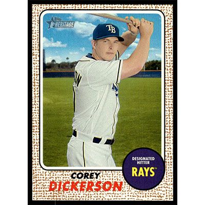 2017 Topps Heritage #19 Corey Dickerson