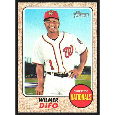 2017 Topps Heritage #658 Wilmer Difo