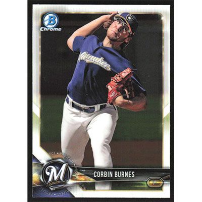 2018 Bowman Chrome Prospects #BCP132 Corbin Burnes