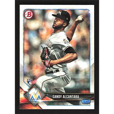 2018 Bowman #37 Sandy Alcantara