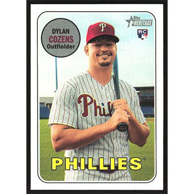 2018 Topps Heritage #634 Dylan Cozens