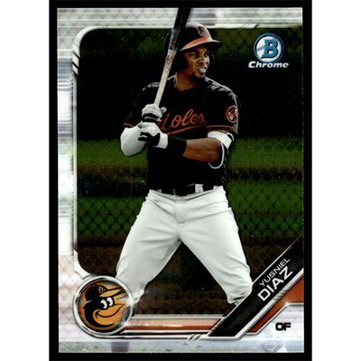 2019 Bowman Chrome Prospects #BCP-109 Yusniel Diaz