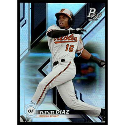 2019 Bowman Platinum Top Prospects #TOP-23 Yusniel Diaz