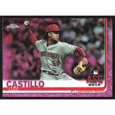 2019 Topps Chrome Update Pink Refractors #93 Luis Castillo All-Star