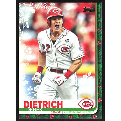 2019 Topps Wal-Mart Holiday #HW44 Derek Dietrich