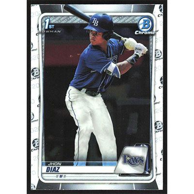 2020 Bowman Chrome Prospects #BCP-30 Jhon Diaz