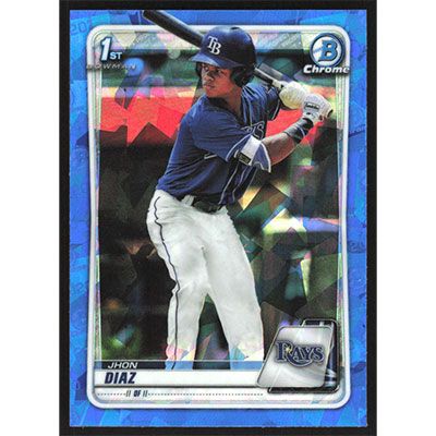 2020 Bowman Chrome Sapphire Prospects #BCP-30 Jhon Diaz