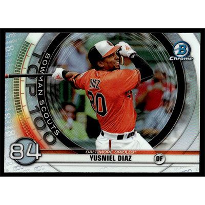 2020 Bowman Chrome Scouts Top 100 #BTP-84 Yusniel Diaz