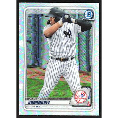 2020 Bowman Draft Chrome Refractors #BD-151 Jasson Dominguez