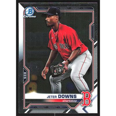 2021 Bowman Chrome Prospects #BCP-107 Jeter Downs