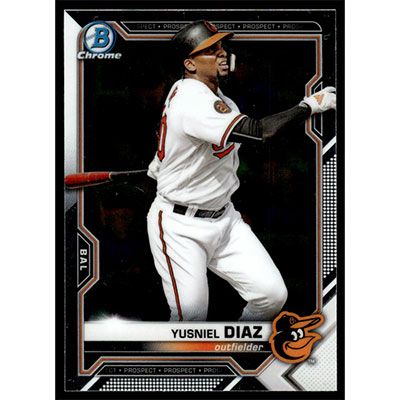 2021 Bowman Chrome Prospects #BCP-76 Yusniel Diaz