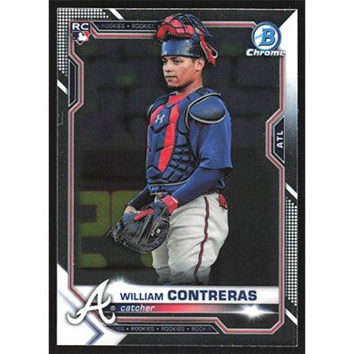 2021 Bowman Chrome #38 William Contreras