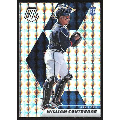 2021 Panini Mosaic Silver Prizm #201 William Contreras