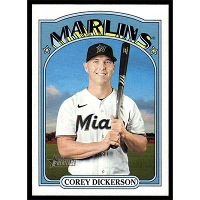 2021 Topps Heritage #513 Corey Dickerson