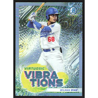 2022 Bowman Chrome Virtuosic Vibrations #VV-12 Wilman Diaz