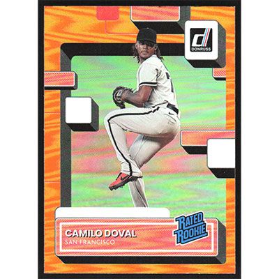 2022 Donruss Holo Orange #72 Camilo Doval Rated Rookie