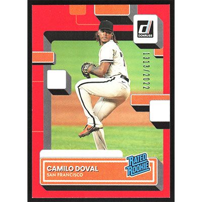 2022 Donruss Red #72 Camilo Doval Rated Rookie