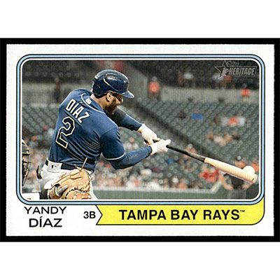 2023 Topps Heritage #125 Yandy Diaz