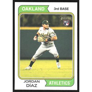 2023 Topps Heritage #153 Jordan Diaz