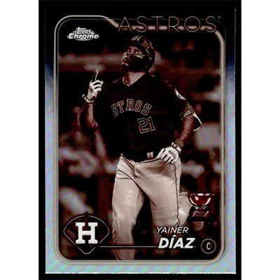 2024 Topps Chrome Sepia Refractors #203 Yainer Diaz