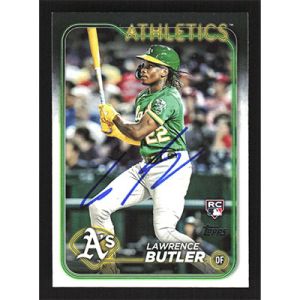 2024 Topps #676 Lawrence Butler Autographed