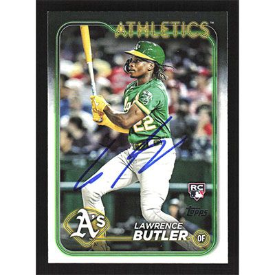 2024 Topps #676 Lawrence Butler Autographed