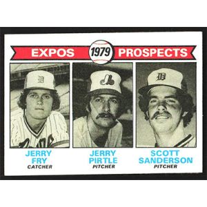 1979 Topps #720 J. Fry/J. Pirtle/S. Sanderson Prospects
