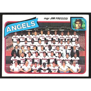 1980 Topps #214 California Angels - Jim Fregosi