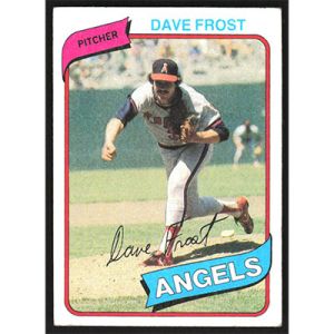 1980 Topps #423 Dave Frost
