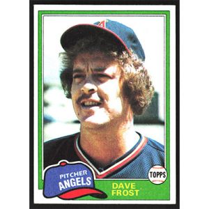 1981 Topps #286 Dave Frost