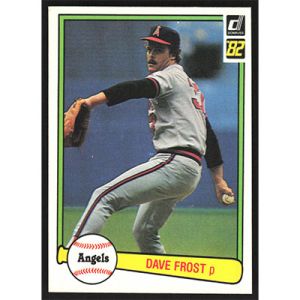1982 Donruss #290 Dave Frost