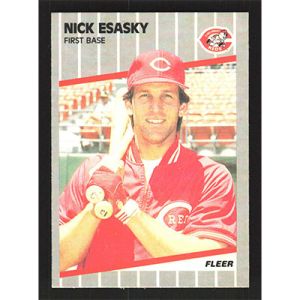 1989 Fleer #161 Nick Esasky