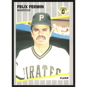 1989 Fleer #208 Felix Fermin