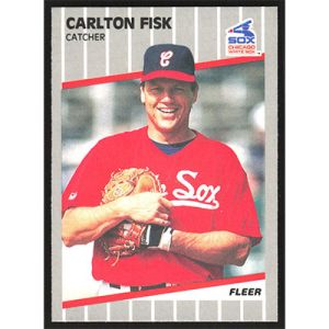 1989 Fleer #495 Carlton Fisk