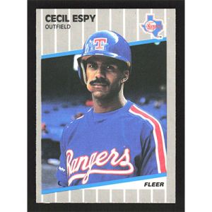 1989 Fleer #517 Cecil Espy