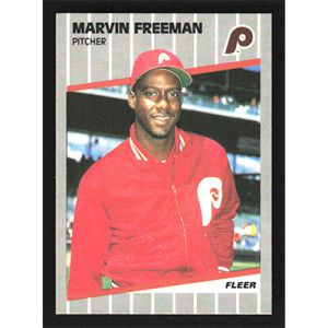 1989 Fleer #566 Marvin Freeman