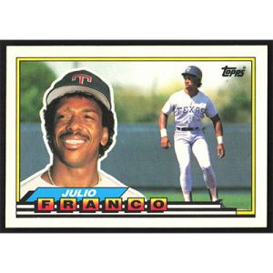 1989 Topps Big #288 Julio Franco