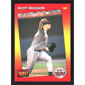 1992 Triple Play #3 Scott Erickson