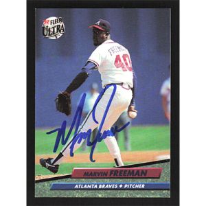 1992 Ultra #458 Marvin Freeman Autographed
