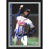 1993 Fleer #366 Marvin Freeman Autographed