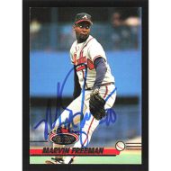 1993 Stadium Club #309 Marvin Freeman Autographed