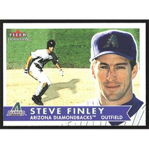 2001 Fleer Tradition #204 Steve Finley