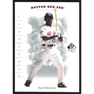 2001 SP Authentic #189 Carl Everett