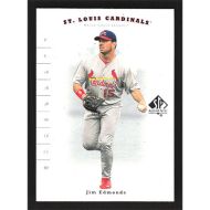 2001 SP Authentic #52 Jim Edmonds
