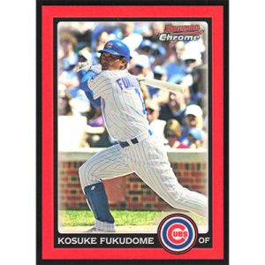 2010 Bowman Chrome Red Refractors #66 Kosuke Fukudome