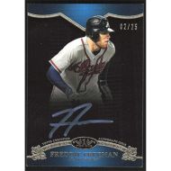 2012 Topps Tier One On the Rise Autographs White Ink #OR-FF Freddie Freeman Autographed