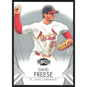 2012 Topps Triple Threads #48 David Freese