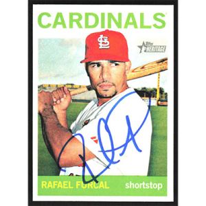 2013 Topps Heritage #407 Rafael Furcal SP Autographed